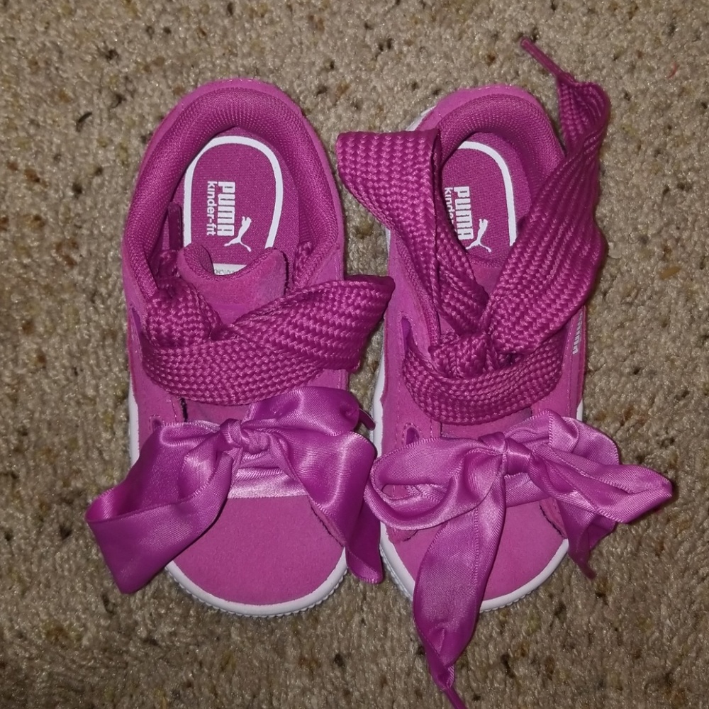 purple puma sneakers toddler size 8